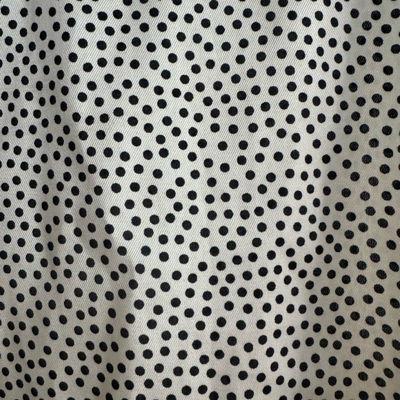 Zara beige polka dotted halter crop top with ruched drawstring detail - Picture 5 of 8